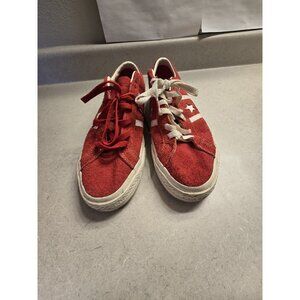 Converse Sneakers Mens Size 10.5 Red Suede One Star Shoes